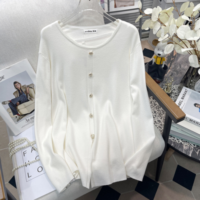 大码女装独特上衣好看针织衫