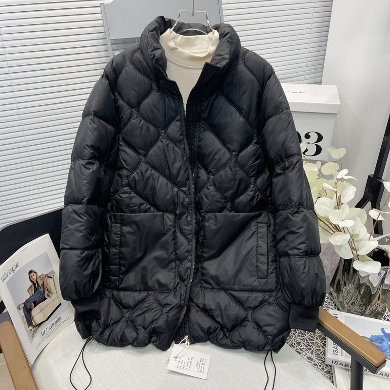 胡子叔大码女装胖mm冬季羽绒棉服韩版立领中长款宽松时尚棉衣外套,女装/女士精品,大码棉服,淘宝优惠券,粉丝福利购,淘宝优惠卷