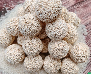 传统零食儿时回忆米花糖大米花小米花米花团米球酥脆包邮