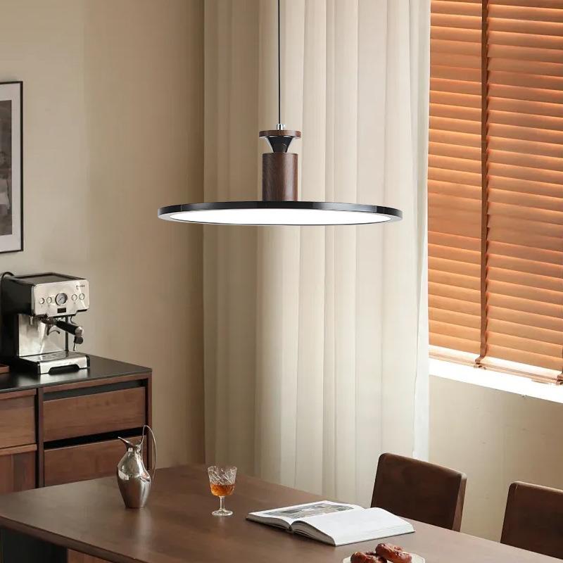 中古风吊灯意式极简餐厅灯新款法式餐桌灯复古艺术创意氛围感灯饰