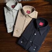 CM那不勒斯皇后Thomas长绒棉羊绒混纺三步手工衬衫 系列20