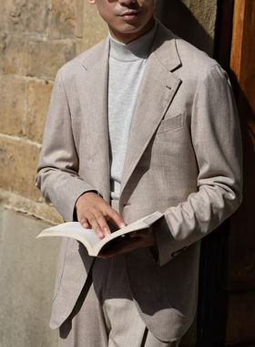 CM那不勒斯皇后意大利Drago Rugby沙色防水自然弹法兰绒套装410