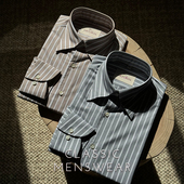 CM那不勒斯皇后深卡其 437 438 中灰色条纹特细Open weave休闲衬衫