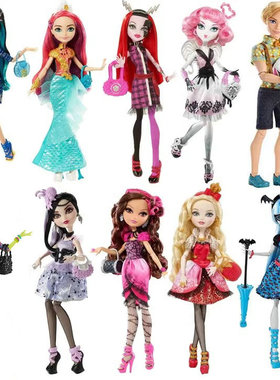 新款正散货monster high怪高童话高中娃娃玩具配件饰品包面具耳钉