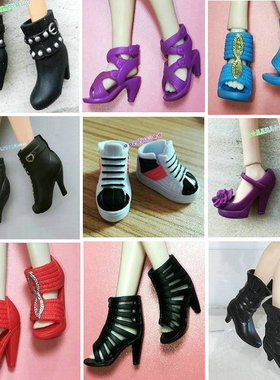 6分换装娃娃玩具配件鞋子 我的主张LIV丽芙 罗马凉鞋 高跟鞋短靴