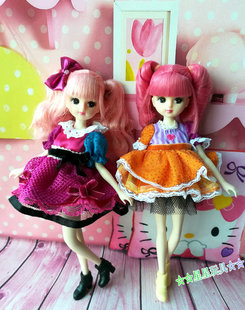 正散货娃衣服装配件licca丽佳烂草莓娃娃可穿 蓬蓬裙芭蕾裙