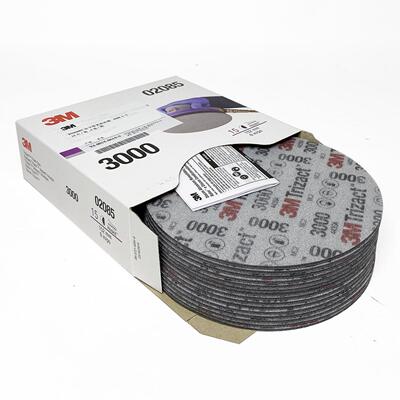 3M 02085 3000号精密研磨背绒砂纸汽车腻子高效打磨金字塔型砂纸
