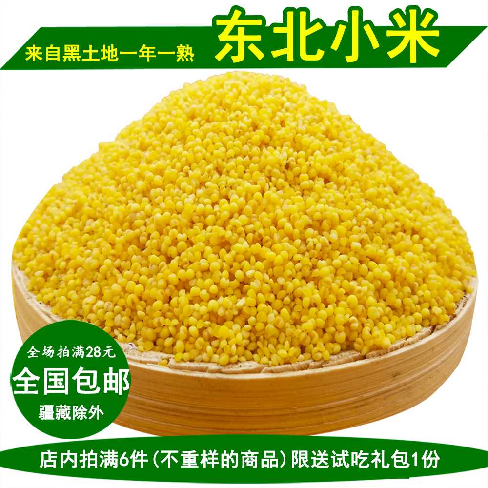 25年新粮上市现磨现发东北小米黑龙江农家五谷杂粮黄小米