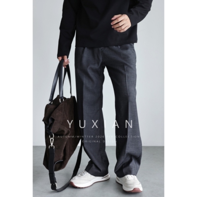 【美利奴羊毛】日系通勤休闲裤男