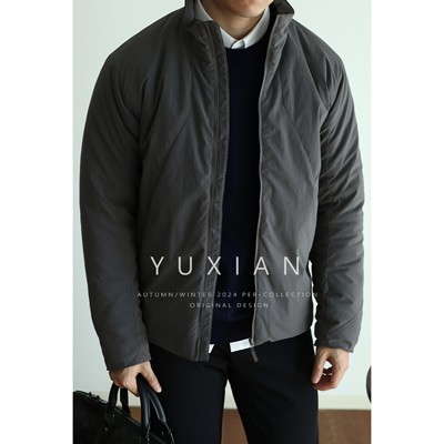 YUXIAN冬季轻量化立领棉服通勤