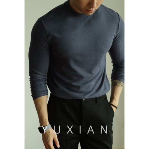 余闲长袖简约磨绒打底衫