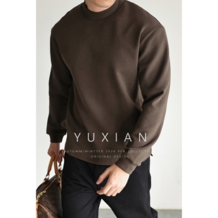 YUXIAN重磅棉质高领莫代尔厚款 休闲商务打底冬 远红外发热打底长袖