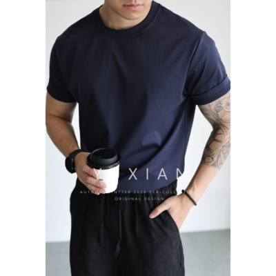 【高端60支丝光】桑蚕丝短袖T恤