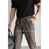 款 YUXIAN全能硬核易打理抗皱休闲商务西裤 直筒男士 夏四季 长裤 修身