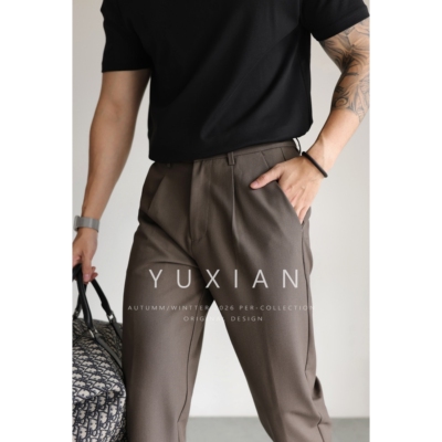YUXIAN全能硬核抗皱休闲商务西裤