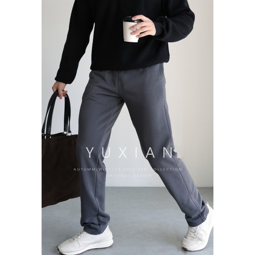 YUXIAN精梳长绒棉宽松休闲卫裤