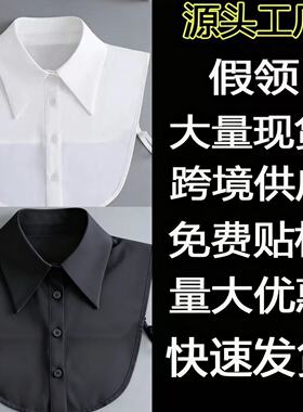 装饰假领领子女衬衫工装男女职业