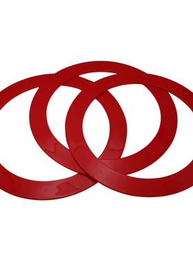 32厘米杂技圈手抛圈杂耍手技圈小丑演出专业道具Juggling Rings