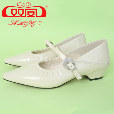 【买1赠5】双凤皮鞋2026夏季新款法式玛丽珍一字扣单鞋女72A-6030