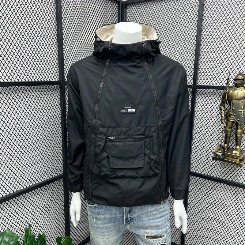 美式机能冲锋衣男款秋季cleanfit山系户外运动防水登山服外套夹克