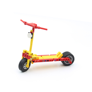 兼容国产积木机器人齿轮工机械齿轮模型科技教育拼装滑板车