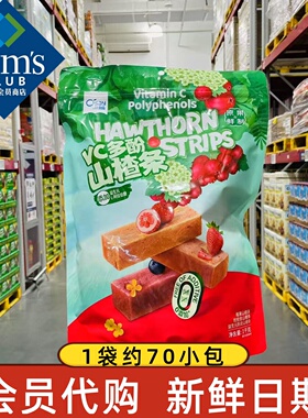 山姆代购MM VC多酚山楂条1KG独立小包酸甜软糯山楂零食益生元奥赛