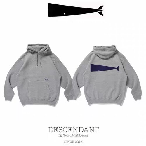 【官网】DESCENDANT DCDT 26AW 日系西山彻加绒复古套头连帽卫衣
