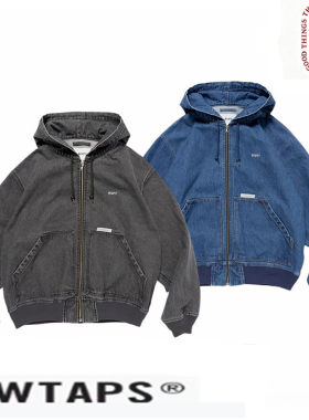 【官网折扣】WTAPS D00M / JACKET / COTTON牛仔帽衫夹克外套26SS
