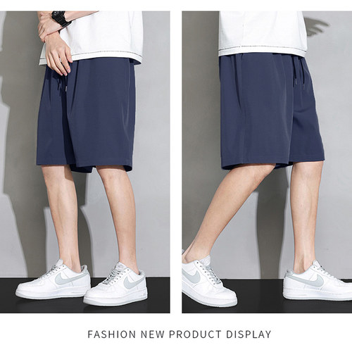 男士轻薄速干五分短裤