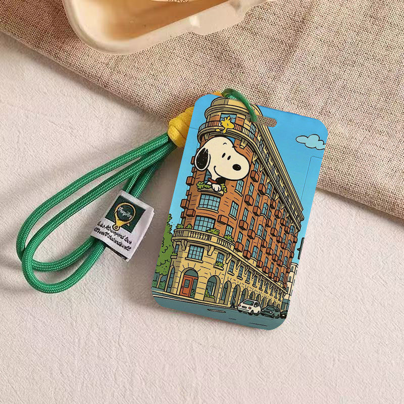 武康路史努比可爱饭卡套公交地铁门禁工牌证件保护套挂包防丢绳,文具电教/文化用品/商务用品,卡套/证件套,淘宝优惠券,粉丝福利购,淘宝优惠卷