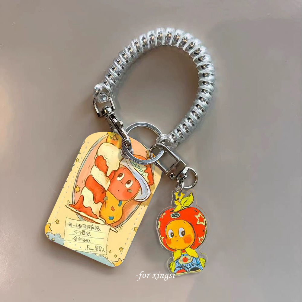 水滴蜡烛星星人水滴门禁小卡nfc感应卡通保护套可爱挂件包防丢绳