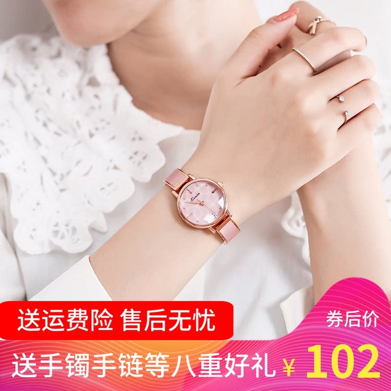 kimio金米欧学院风小众防水手表