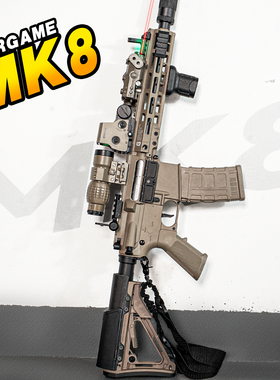 博涵二代MK8电动连发玩具枪男孩M416成人发射器儿童Wargame模型抢