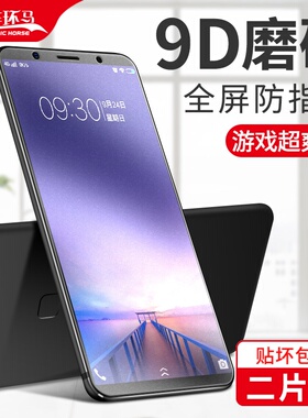 适用于vivox20钢化膜磨砂x20plus磨砂膜vivix20a游戏膜vox20防汗a全屏vovix蓝光全包plusud手机vovox防摔puls