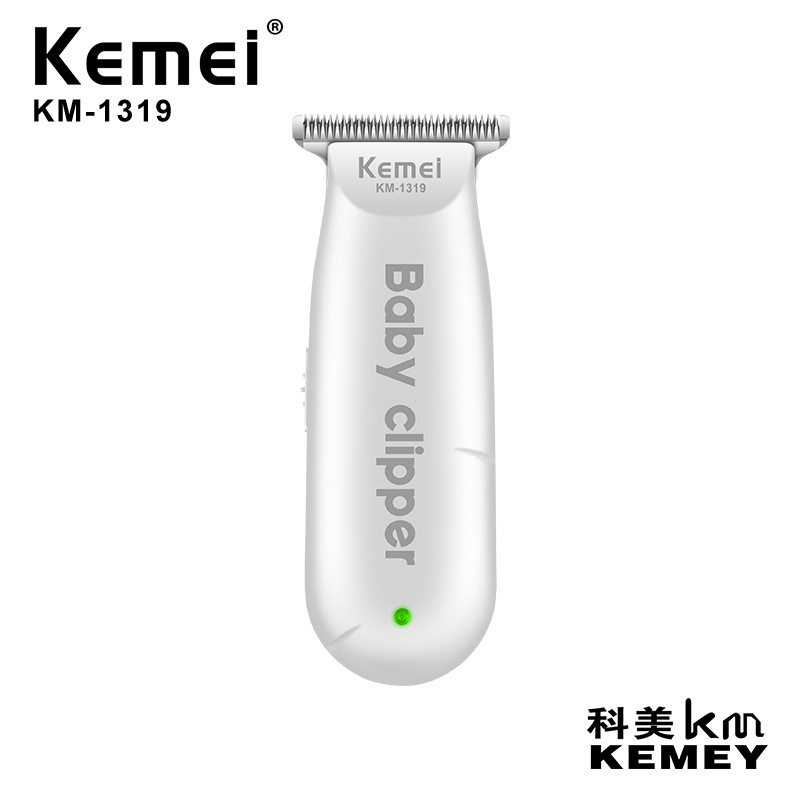 科美KM-1319婴儿充电式迷你理发器儿童剃发推子超静音小巧剃头刀