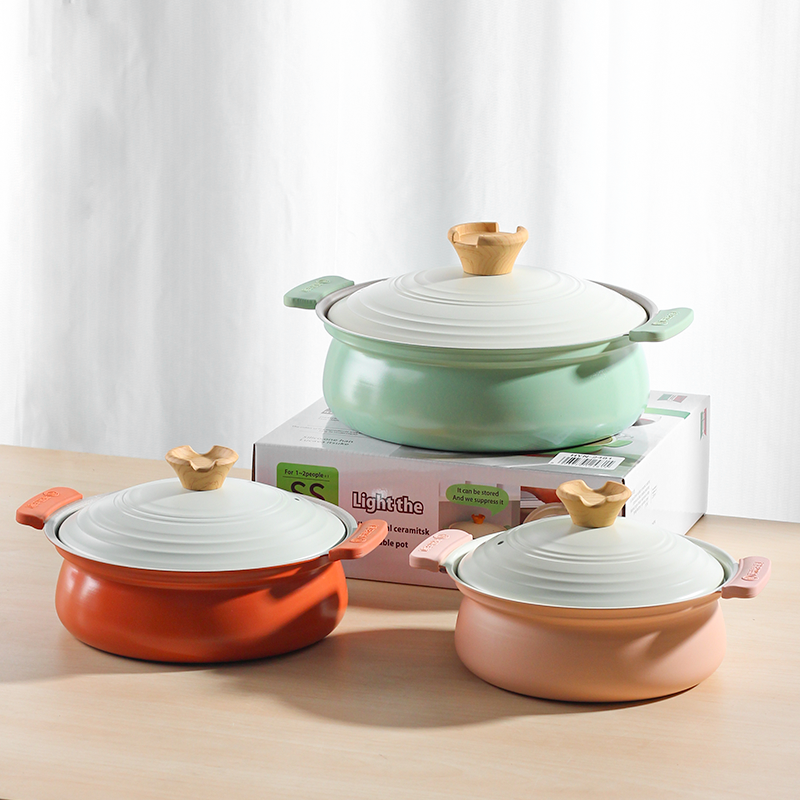 【清仓外贸原单】粉色马卡龙双耳汤锅桌上锅电磁炉打边炉小火锅,厨房/烹饪用具,汤锅/汤桶/卤肉桶,淘宝优惠券,粉丝福利购,淘宝优惠卷