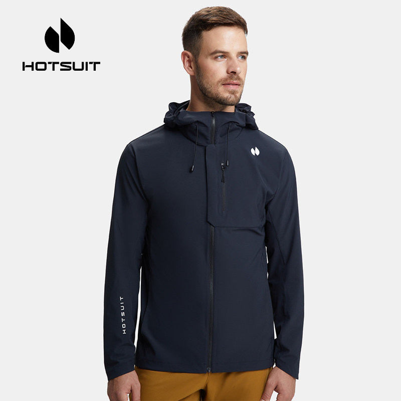 HOTSUIT后秀运动风衣男领50元券