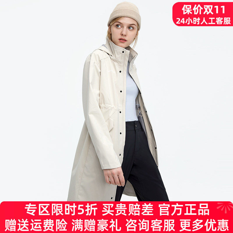 HOTSUIT后秀运动风衣女中长款