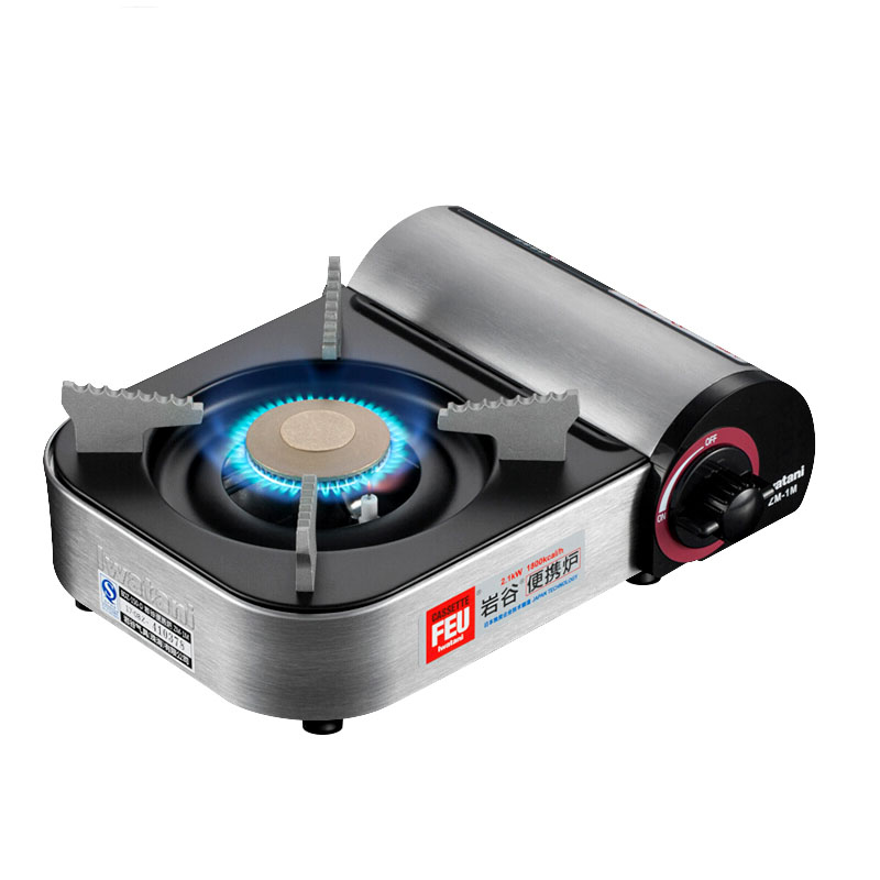 岩谷卡式炉迷你便携野炊瓦斯炉火锅炉户外卡斯炉丁烷燃气炉ZM-1M
