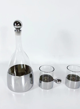 现代样板间玻璃水杯水壶酒具酒杯