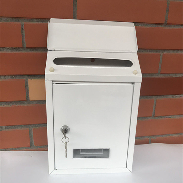 家用挂墙邮箱加厚户外复古带锁信报箱欧式庭园室外防雨信筒现货