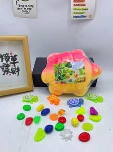 考古挖掘玩具大号乌龟对对碰奶龙拉布布宝石金币挖宝男女商超批发