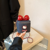 儿童包包2025新款 女童公主配饰水桶包洋气女孩单肩斜挎包 秋冬时尚