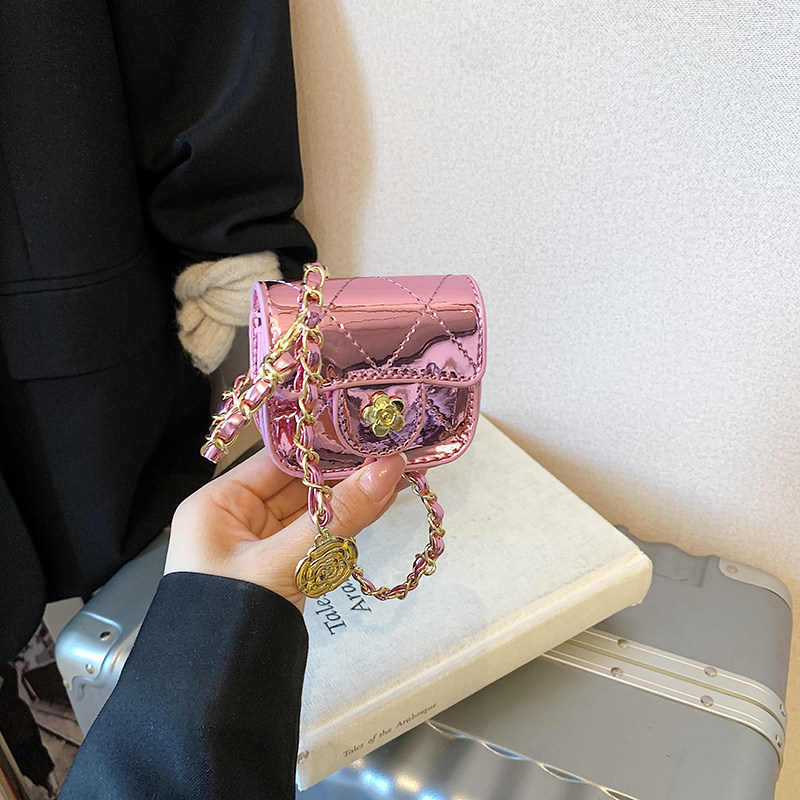 小香风儿童包包2025新款春夏时尚女童宝宝小方包洋气小女孩斜挎包