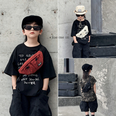 小男孩外出零钱斜挎包 男女童宝宝胸包时尚 儿童包包2025新款 时尚