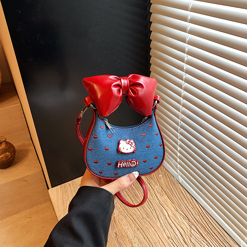 公主配饰手提包女孩斜挎包