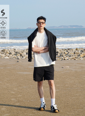 shortfuse【基础款】260g索罗娜凉感纯色打底基础宽松短袖T恤男