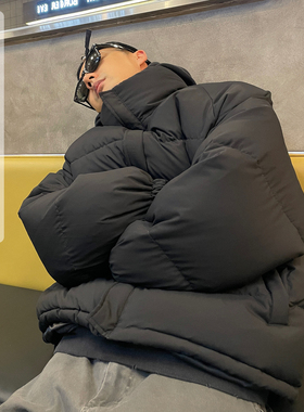 shortfuse特氟龙三防新国标90白鸭绒立领加厚冬季面包外套羽绒服