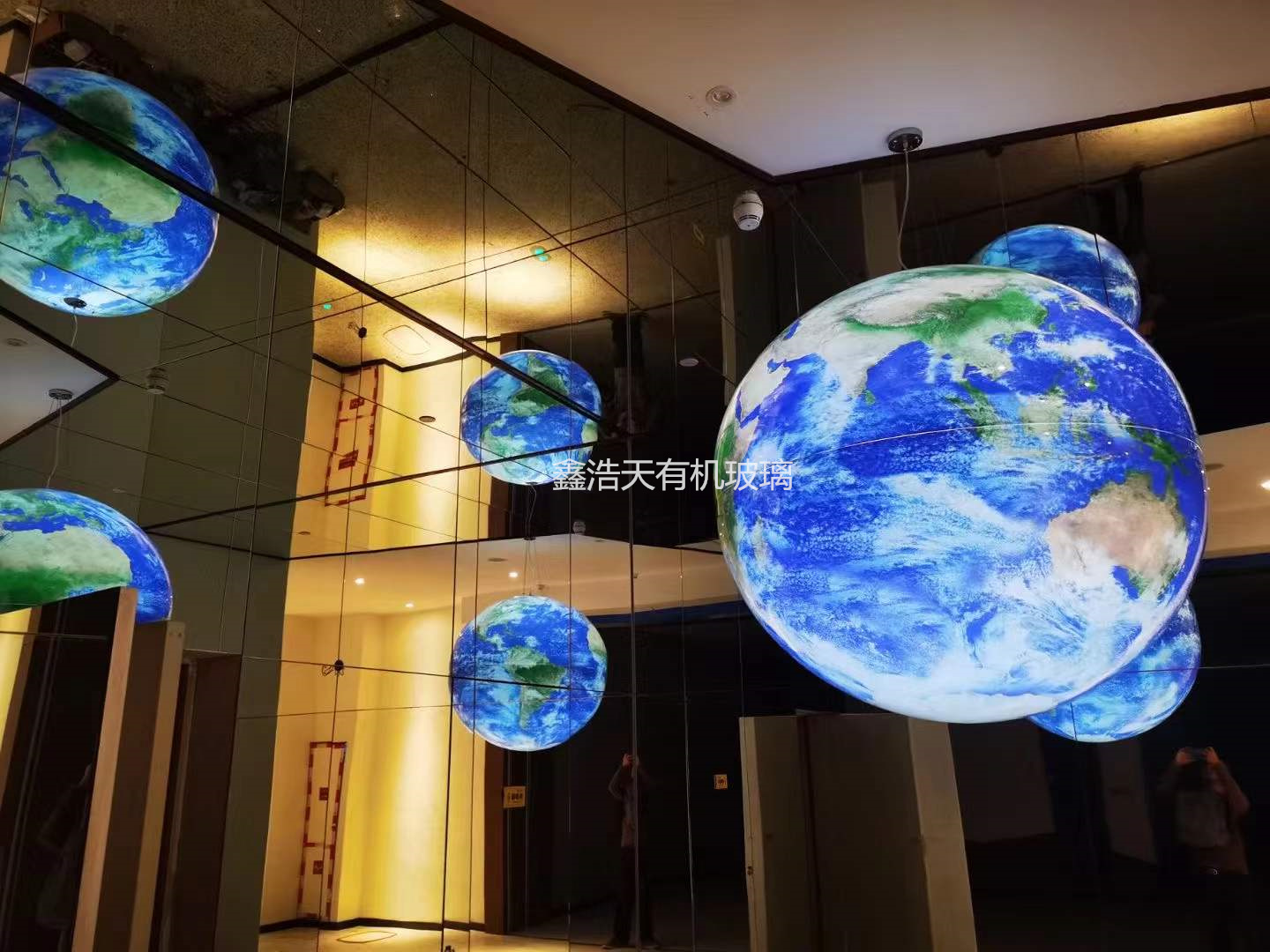 亚克力星球模型内发光地球展示灯