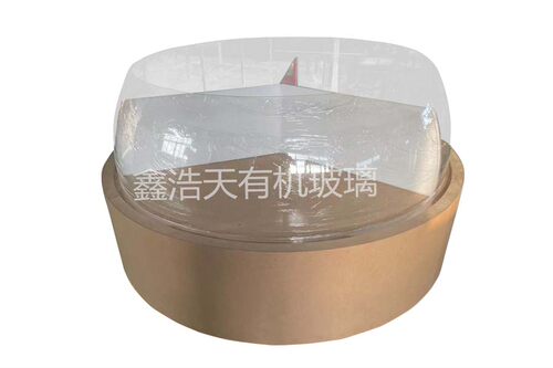 亚克力透明空心球产品分隔展示柜